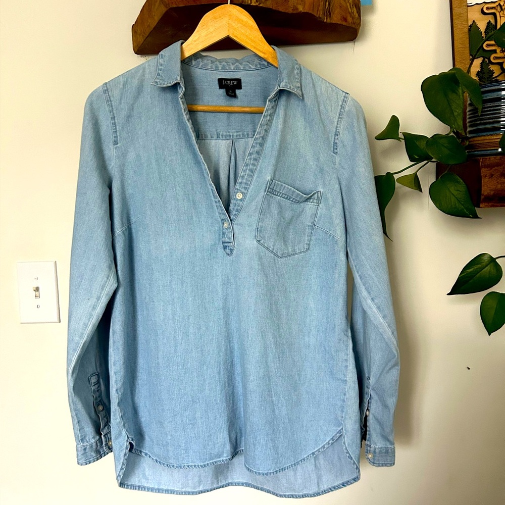 J Crew Jean Shirt
